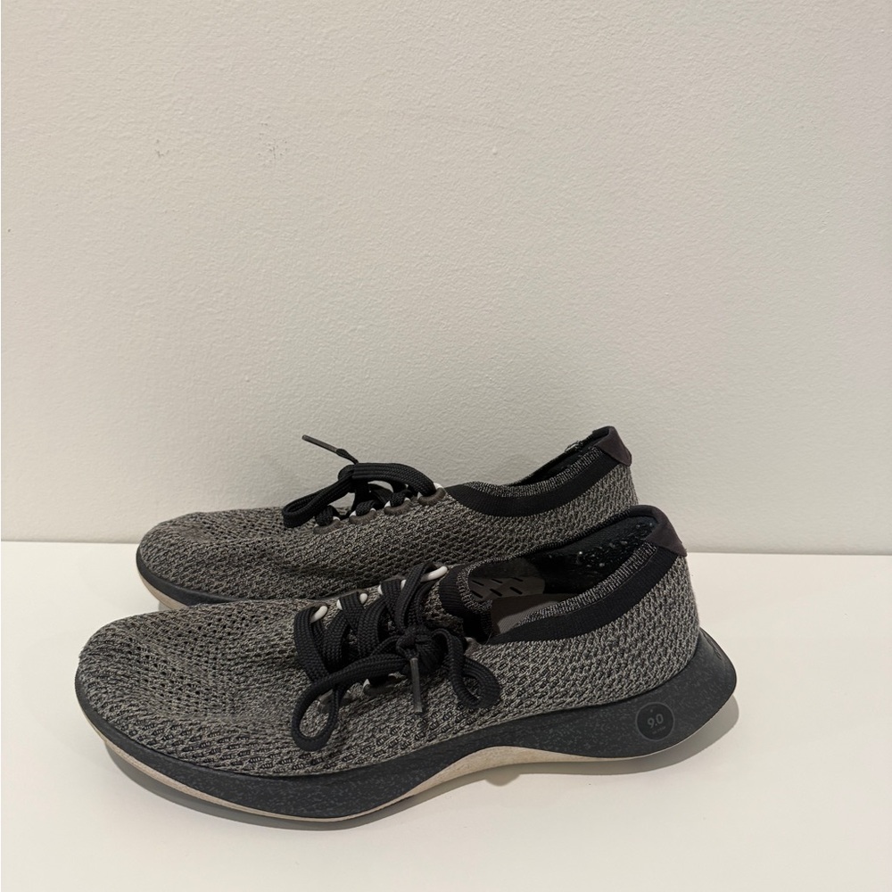 allbirds Men’s Grey Knit Sneakers - Picture 3 of 6